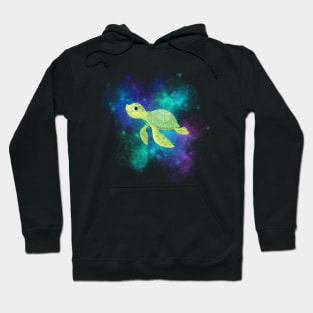 Galaxy Space Sea Turtle Hoodie